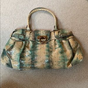 Salvatore Ferragamo python handbag